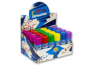 Спрей Серпантин ассорти 250 мл