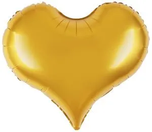 24" Сердце Люкс, Золото металлик / Китай 24847