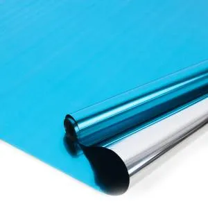 Упак.пленка Бирюзовый металлик 0,6*8,5 м. / 15843