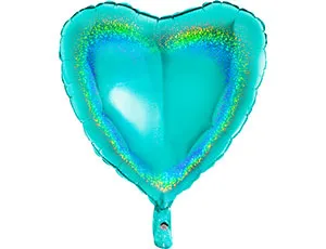 18" Сердце Блеск Тиффани (Grabo)/1205-0142