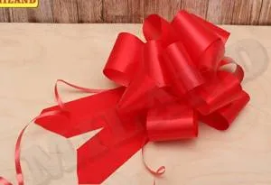 Бант шар БЛ-8019 / 5 см. Красный Классика