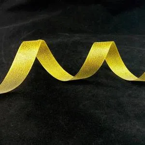 Лента парча золото 25 мм*22,85м/LJC250