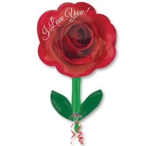Роза со стеблем ILY/ Анаграм