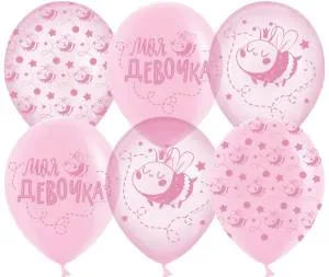 12" Моя девочка, Хрустальные пчелки, розовый кристалл (Китай)/612710