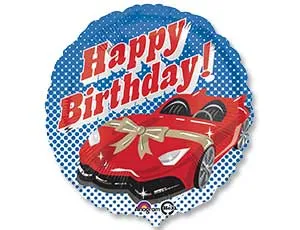 Шар 18" HB Спорткар (Анаграм) / 1202-2154