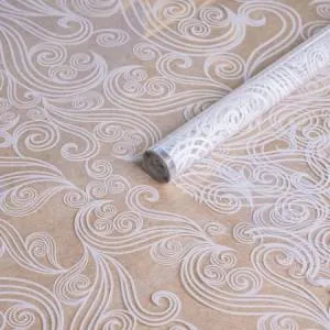 Пленка прозрачная "Снежный узор" белый 70 см, 200 гр./ 88003132