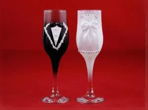 Бокалы свадебные "Жених и Невеста"