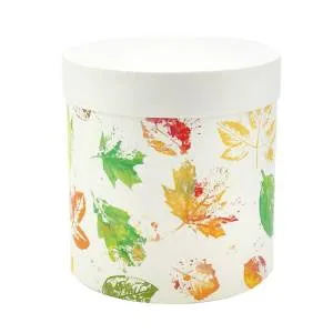 Коробка 11,5*11,5*14 см Осенние листья