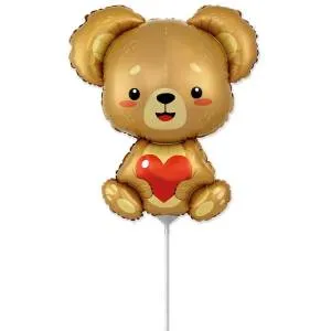 МИНИ Медвежонок с сердцем 1206-1673