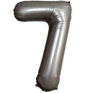 Цифра "7" - SLIM Moonlight Silver / Flexmetal 1207-6107