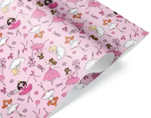 Уп. бумага "Принцессы балерины" 0,7*1м (10 листов)/ 2050872