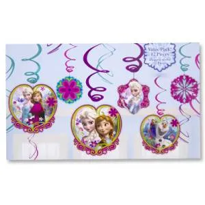 Спираль "Disney Холодное сердце" 46-60 см.12 шт.