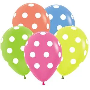 Большие кружки Ассорти Неон,пастель 12" (Колумбия)