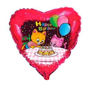 18" НВ Котята с тортом (Flexmetal)/1202-0380