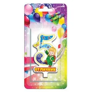 Свеча д/т на "Комплимент 5 Отличник"