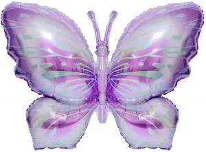 40" Воздушная бабочка сиреневая / Китай 26702