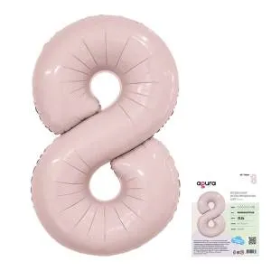 Цифра 8 - 40" Slim Пыльная роза (Россия) 1207-5359