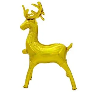 3D Олень Золото голография 35" (Китай) / 24904