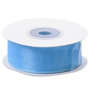 Лента Шифон 2,5 см.*22,85 м. Голубая / 4887111