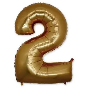 Цифра "2" -  Золото /Grabo                     