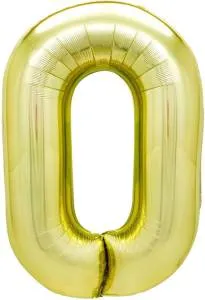 40" Цифра "0" Белое золото / Китай 24020