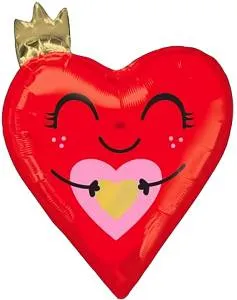 25" Сердце влюбленный глазки / Китай 27396