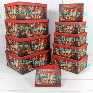 Коробка 27*20*11.5 см "Новый Год"-2688