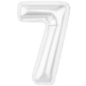 Цифра 7 - 40" Slim Белый блеск (Россия) / 1207-6594