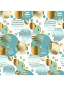 Бумага упак. "Абстрактные пузырьки" 70*100 см 10 листов  /УБ-8948