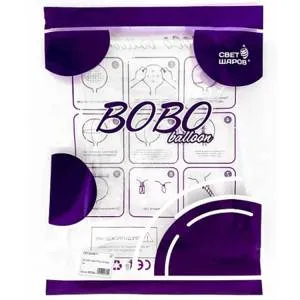Deco Bubble BOBO Сфера 36"/91 cм б/p, фиолет уп. (Россия)/1204-1651