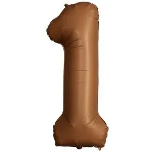Цифра "1" - SLIM Choco Brown / Flexmetal 1207-6044