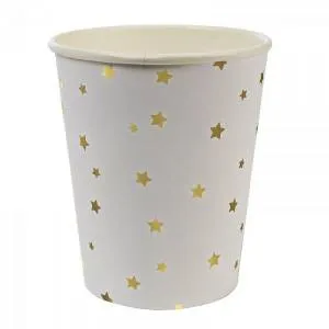 Стаканы Звезды золотые 260 мл / 6 шт.