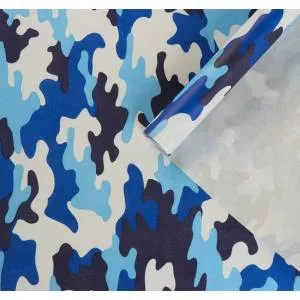 Крафт-бумага Камуфляж НЕБО 72 см*10 м./27195