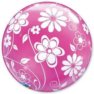 Bubble Deco 20"  Цветочный узор (Qualatex) /1202-1163