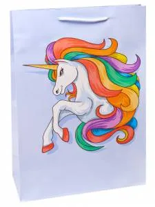 Пакет подарочный L/ПКП-3598 26,4*32,7*8 см с глянцевой ламинацией