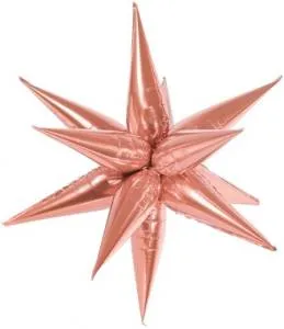 Звезда составная, Розовое золото 26" (Китай)/60040