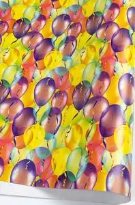 Бумага упак. Праздничные шарики 70*100 см/10 шт     