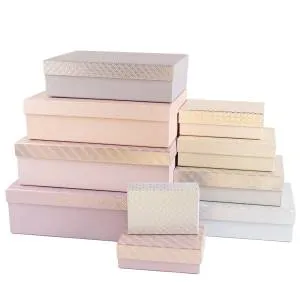 Коробка 14.5*10*5 см. "Нежное ассорти" макарунс металлик  /  503934