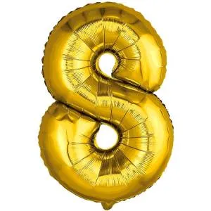 Цифра 8 - 32" Золото (Россия) / 1207-4789