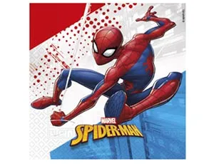 Cалфетка ЭКО Человек-Паук 33см 20 шт/ 1502-4371