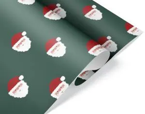 Бумага упак. Дед Мороз 70 см*1 м /2050916/1