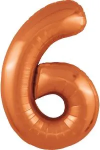Цифра 6 - 40" Slim Папайя  (Россия) / 1207-5547
