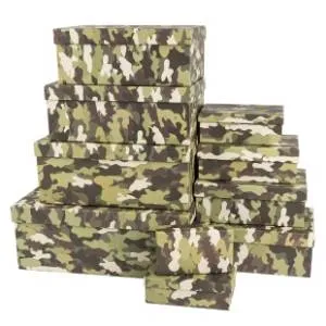 Коробка 17,5*11*7 см "Камуфляж"