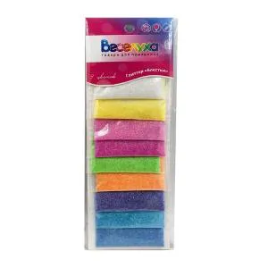 Глиттер "Блестки" Макаронс Ассорти, 9 цветов Китай / 1705149