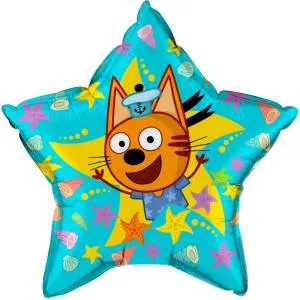 18" Звезда, Три Кота Коржик / Китай 404018