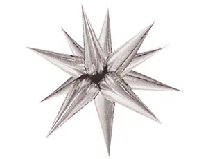 3d Звезда составная 25" серебро /1209-0242