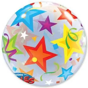 22" Bubble Звезды (Qualatex)/1202-1228