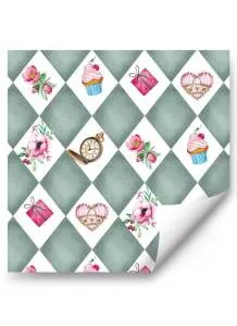 Упак. бумага "Ромбики" /151100962