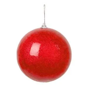 Ел. украшение красный шар 7 см (6 шт в упак) / ч10511