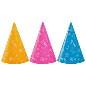 Колпак  "Неон Party" 6 шт/1501-5359